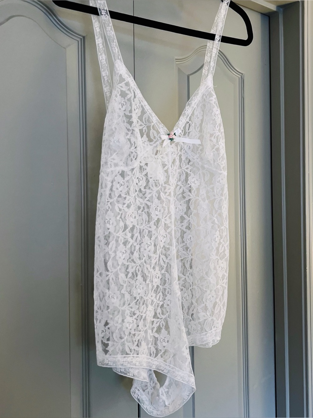 Rare Vintage Gunne Sax Lace Teddy Bridal Boudoir Lingerie Jessica McClintock XS
